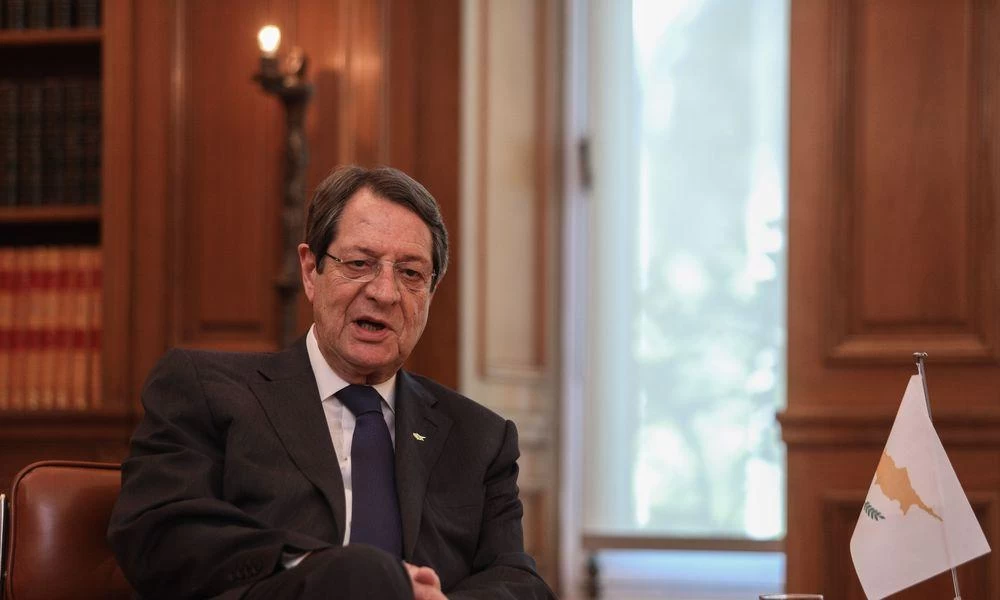 Αναστασιάδης: «Θετική εξέλιξη» η άρση του εμπάργκο όπλων προς την Κύπρο